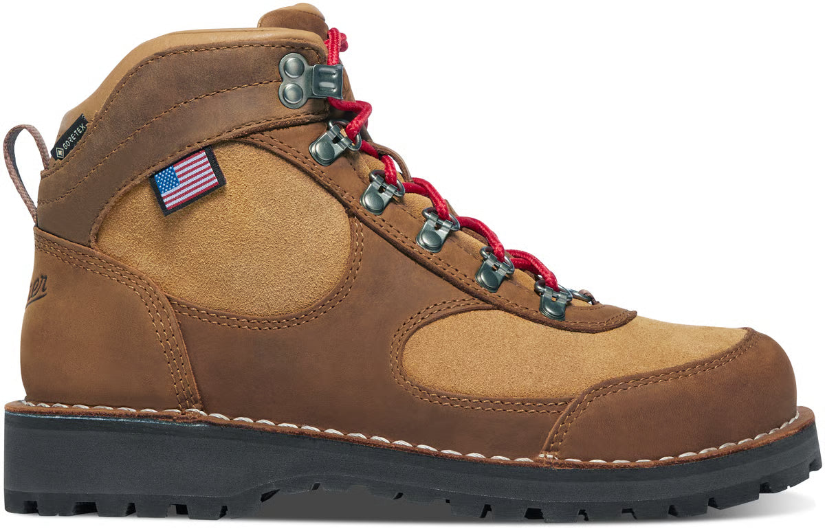 Women's Cascade Crest 5" Grizzly Brown/Rhodo Red GTX