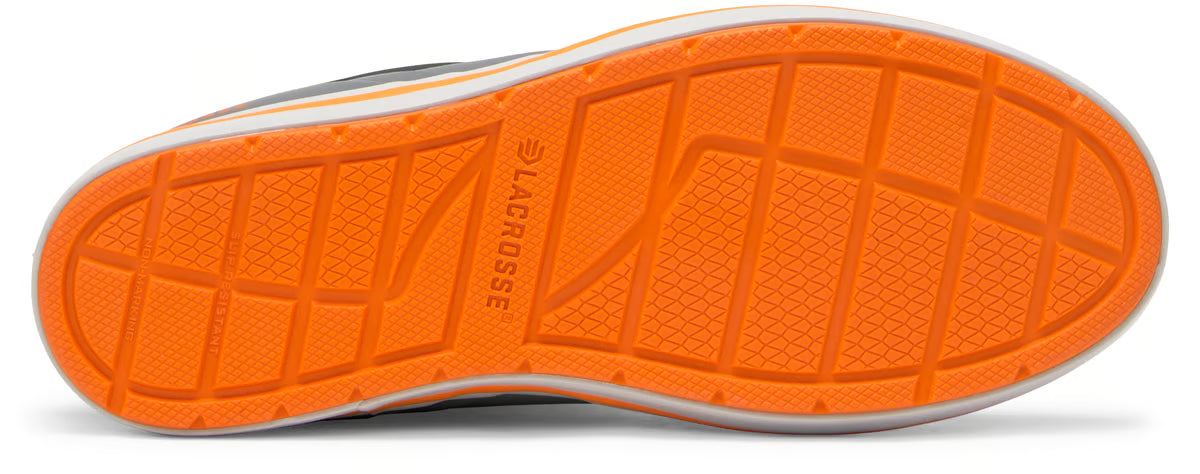 LACROSSE Men's Alpha Deck Boot 6" Gray/Orange