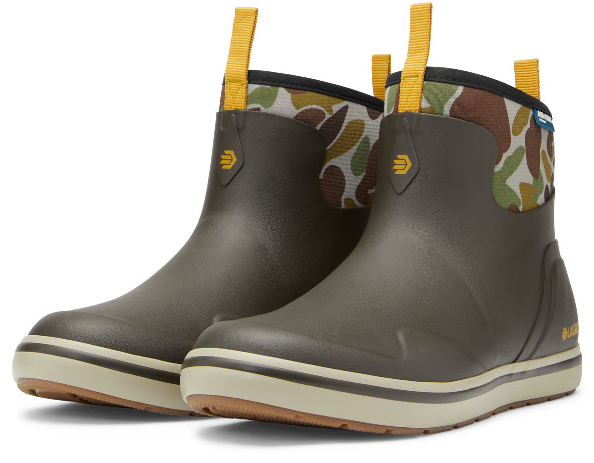 LACROSSE Men's Alpha Deck Boot 6" Black Olive/Camo