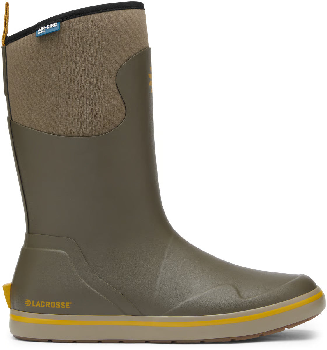 LACROSSE Men's Alpha Deck Boot 12" Major Brown
