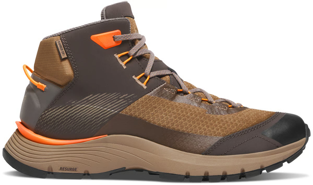 Men's Trail Junction Mid 4" Malt Brown/Poppy Orange