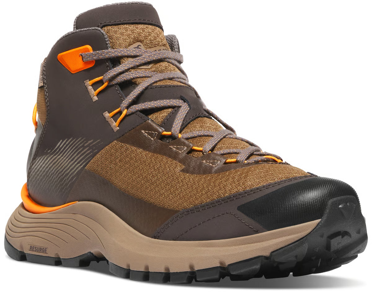 Men's Trail Junction Mid 4" Malt Brown/Poppy Orange