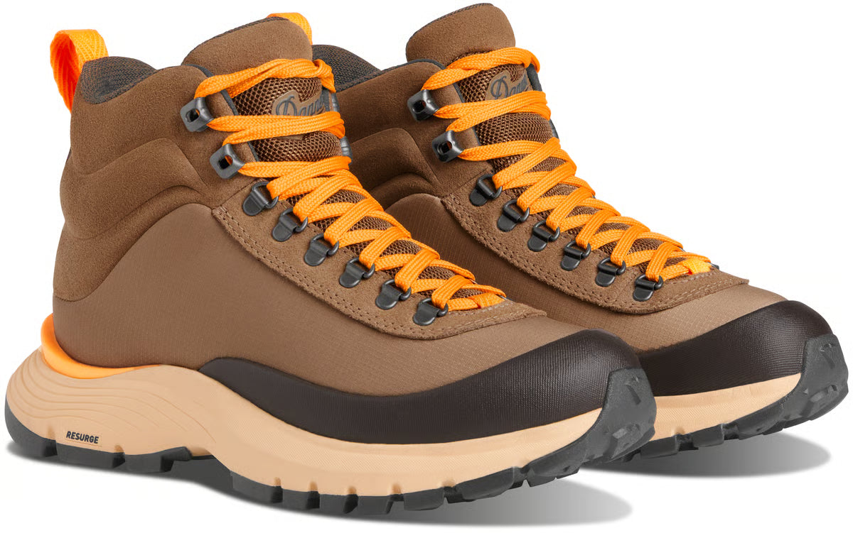 Women's Trail Trainer Mid 4" Malt Brown/Orange Peel