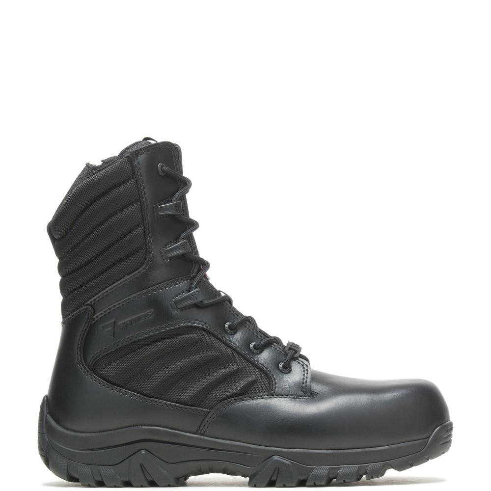 BATES  GX X2 8" CSA TALL SIDE ZIP - BLACK