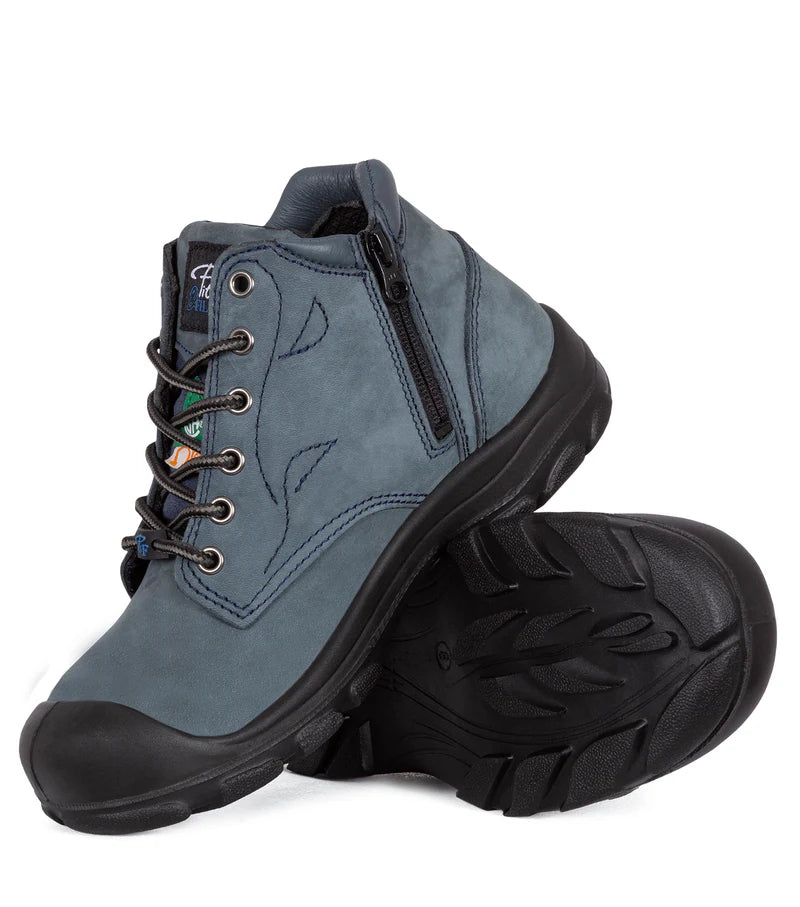 P&F S556 Women's 6" work boots in nubuck leather, CSA steel toecap (3 Colours)