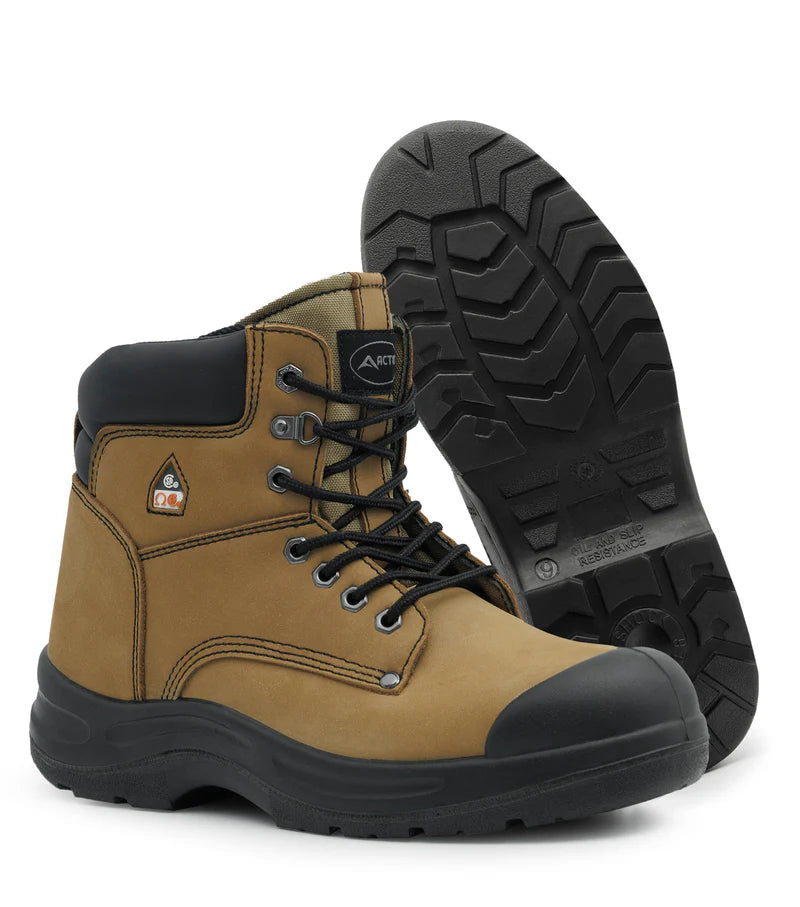 Acton Protect6 CSA Work Boots (Black/Tan)
