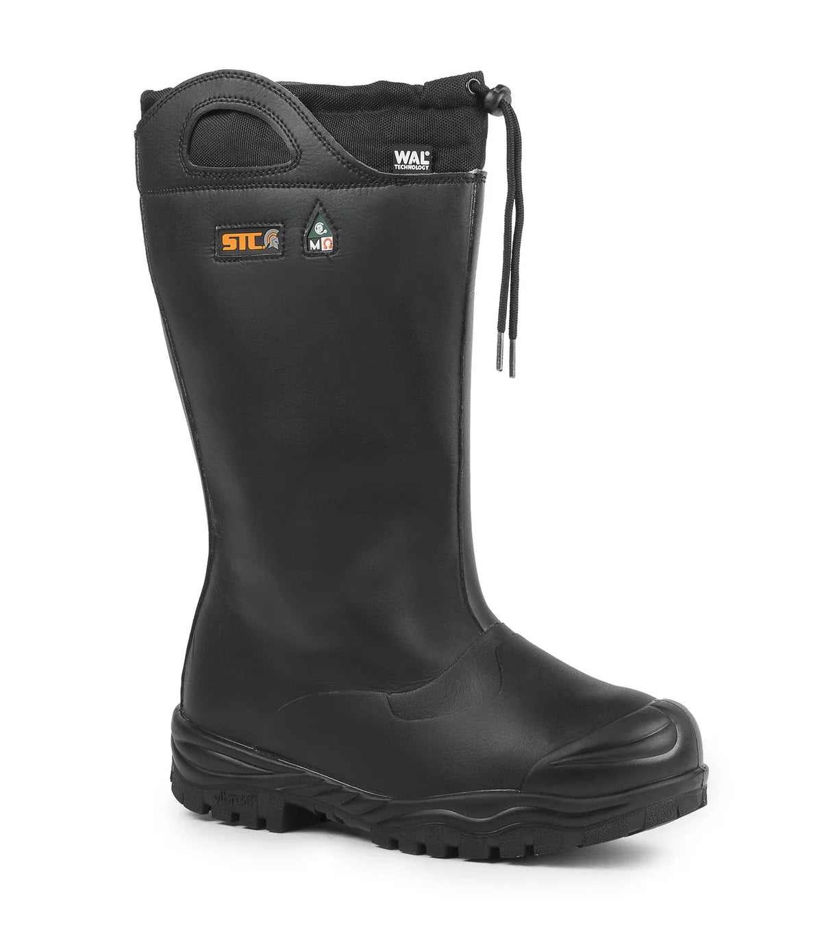 STC Titanium, Black | 14" Microfiber Work Boots | Vibram Fire&Ice Outsole