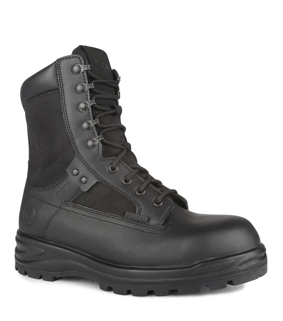 STC 911, Black | 8" Leather & Ballistic Nylon Tactical Boots | Vibram TC4+
