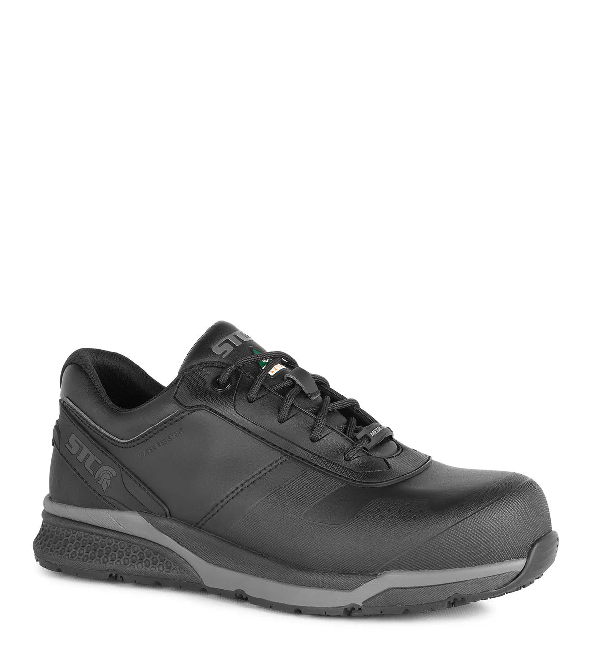 STC Elite, Black | Vegan Microfiber Metal Free Athletic Work Shoes