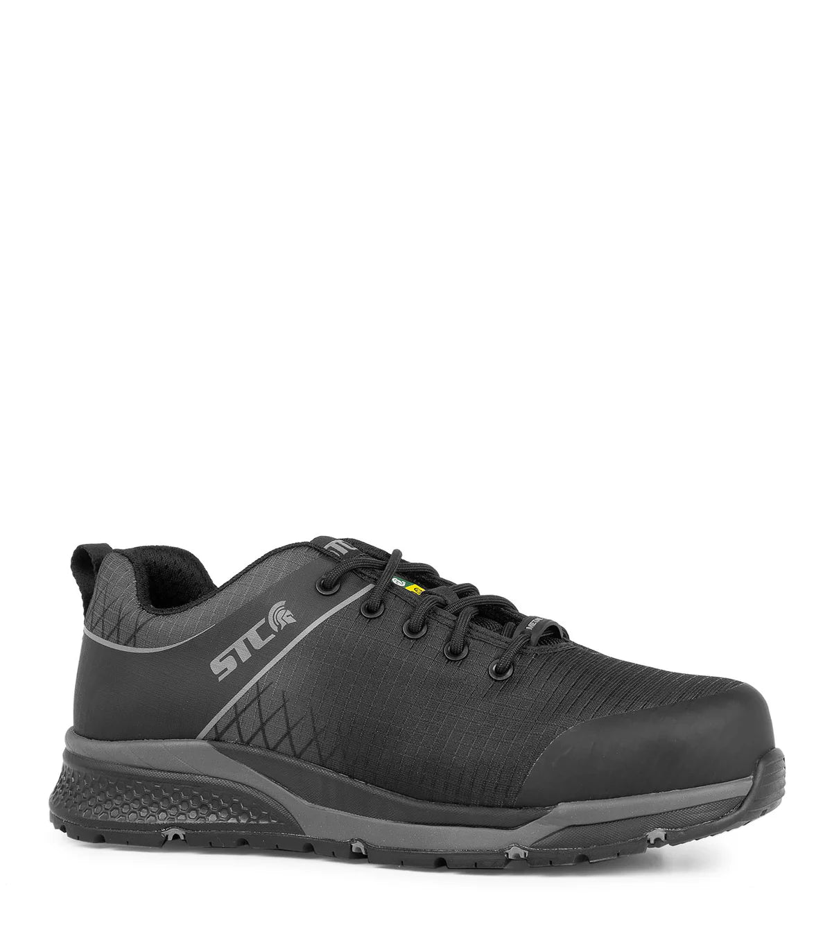 STC Trainer SD, Black & Grey | Athletic CSA SD Work Shoes | Metal Free
