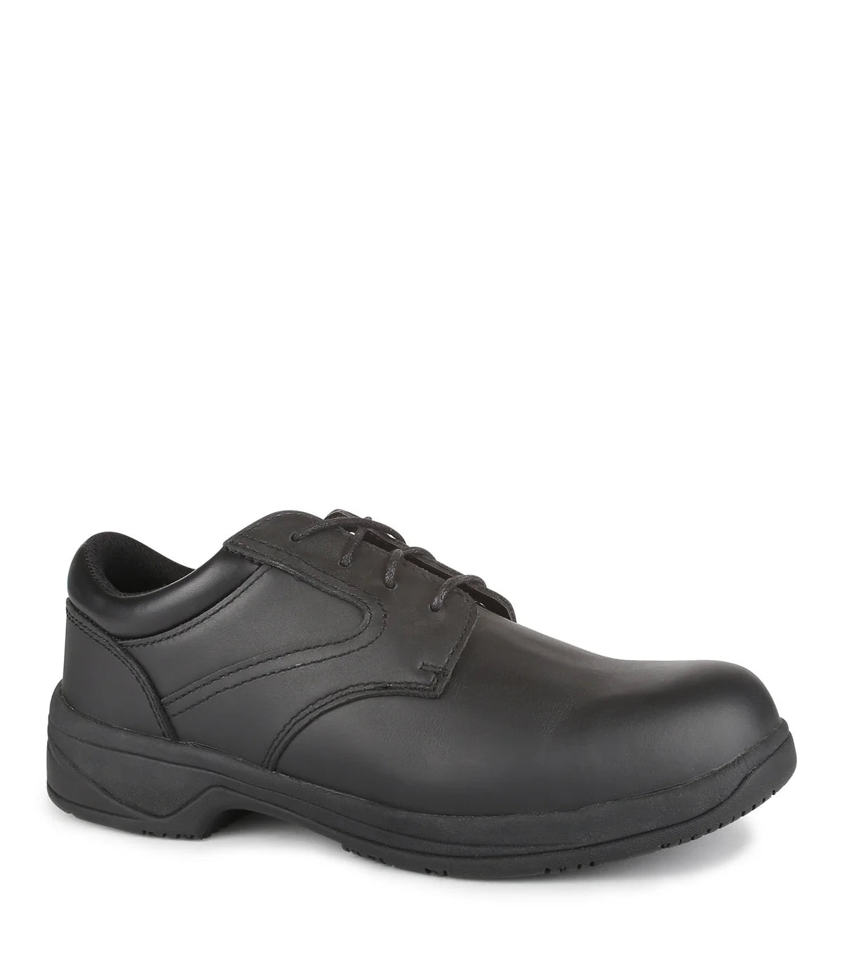 STC Brome II, Black | Leather Work Shoes | Soft Toe & No Plate