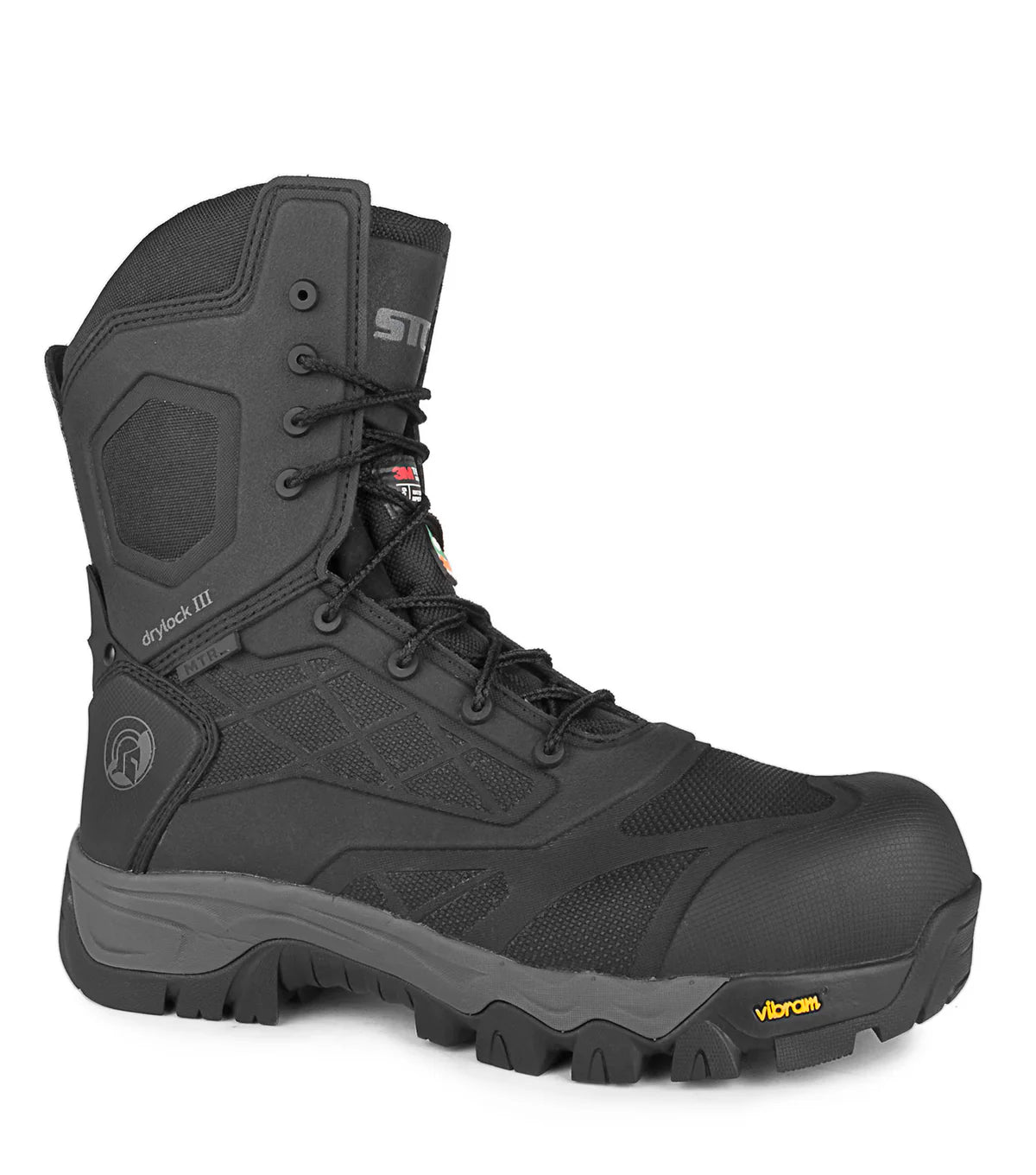 STC Stealth, Black | 8” Waterproof Work Boots | TC4+ Vibram Outsole