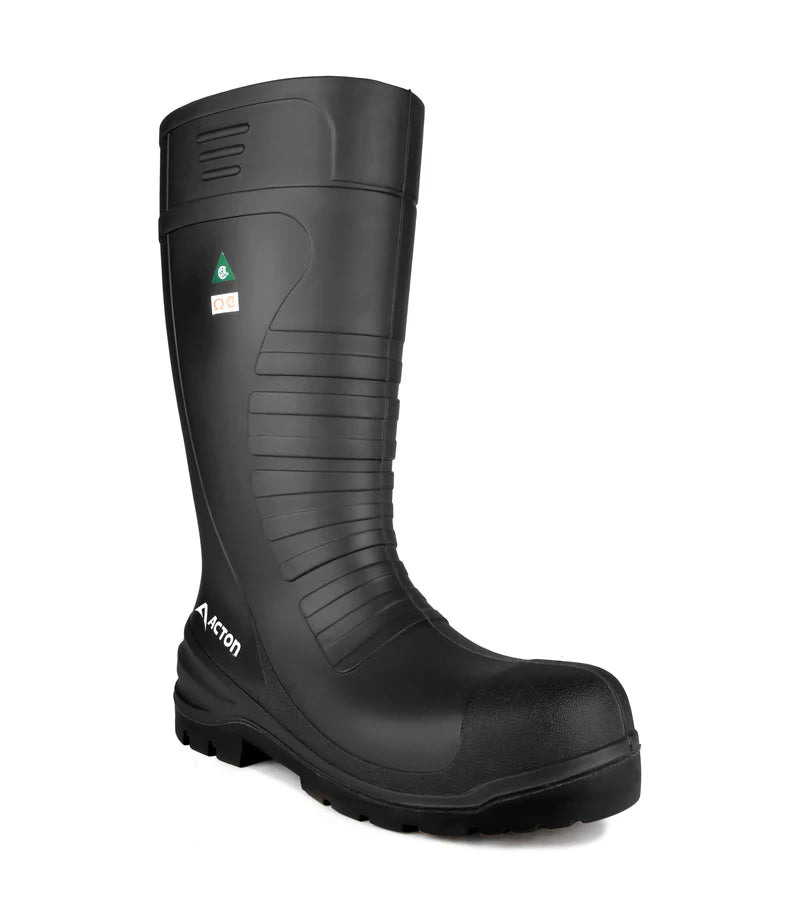 Acton All Terrain 15'' CSA Waterproof PU Work Boots (Green/Black)