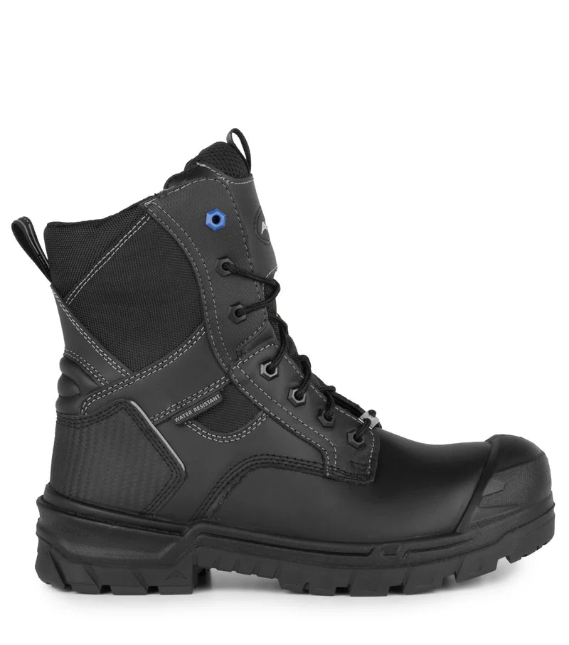 Acton G3O 8" CSA Leather Work Boots with Slip Resisting Outsole (Darch Brown/Black)