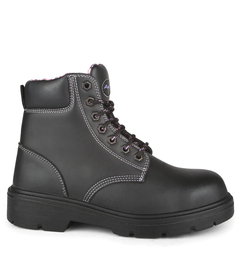Acton Prolady 5'' CSA Women's Leather Work Boots (Tan/Black)