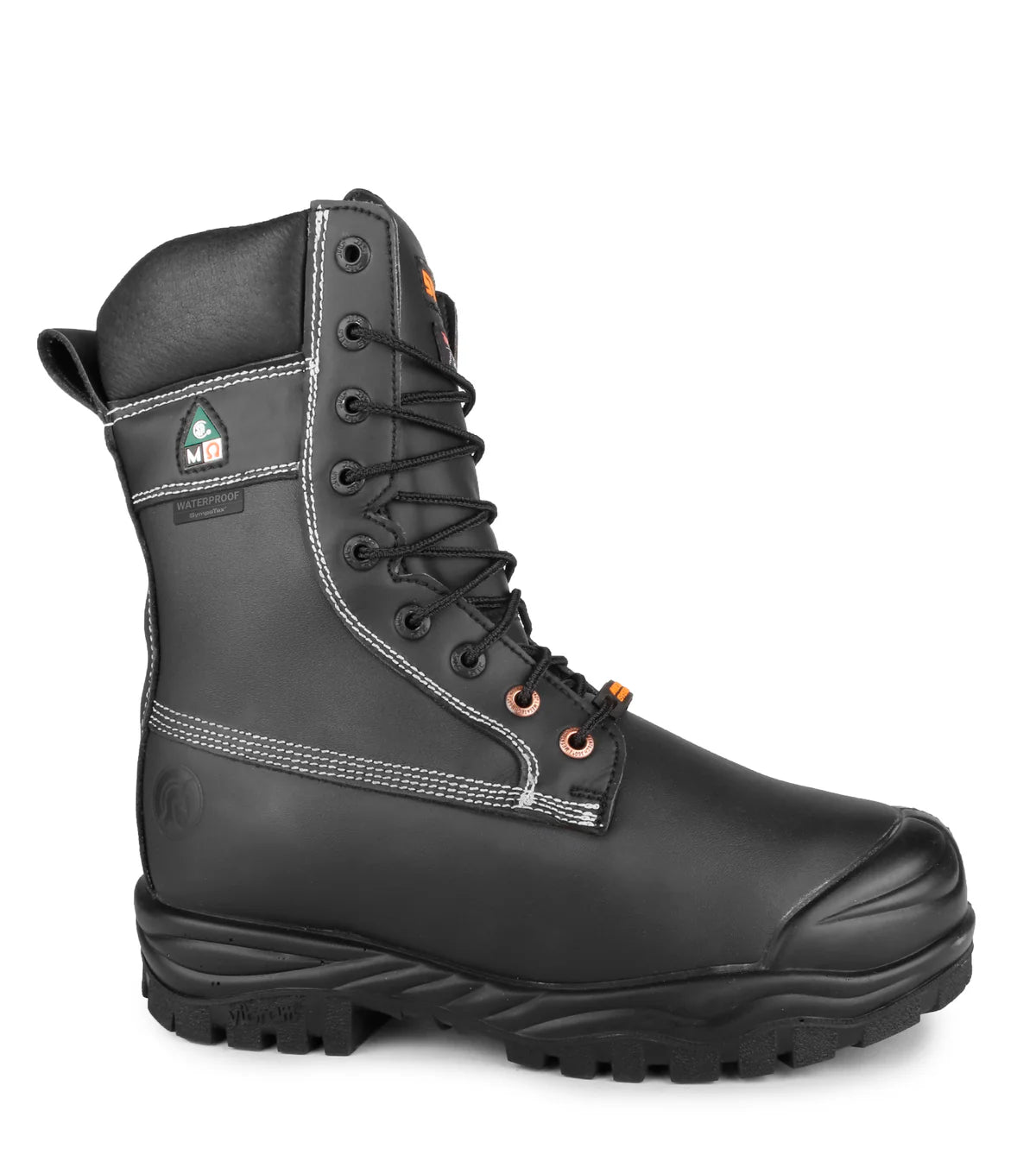 STC Kimberlite, Black | 9" Leather Work Boots | Internal Metguard