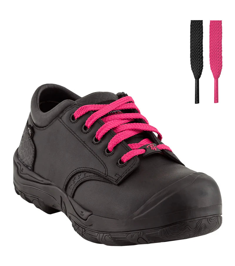 P&F PF622 Women's Leather Work Shoes, CSA Steel Toe Cap