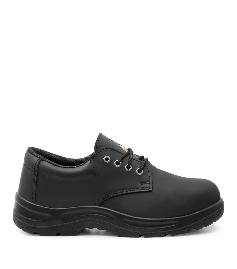 Acton Protect CSA Black Leather Work Shoes