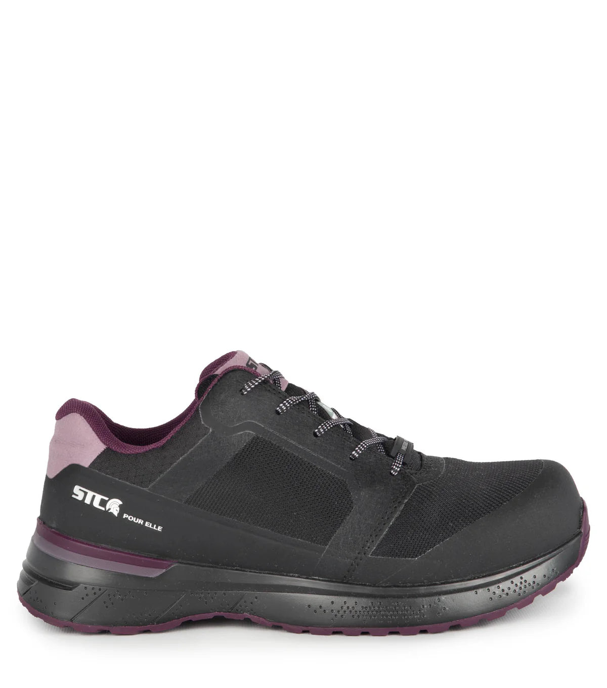 STC LadyFit, Black | Women's Ultra Lightweight Athletic Work Shoes