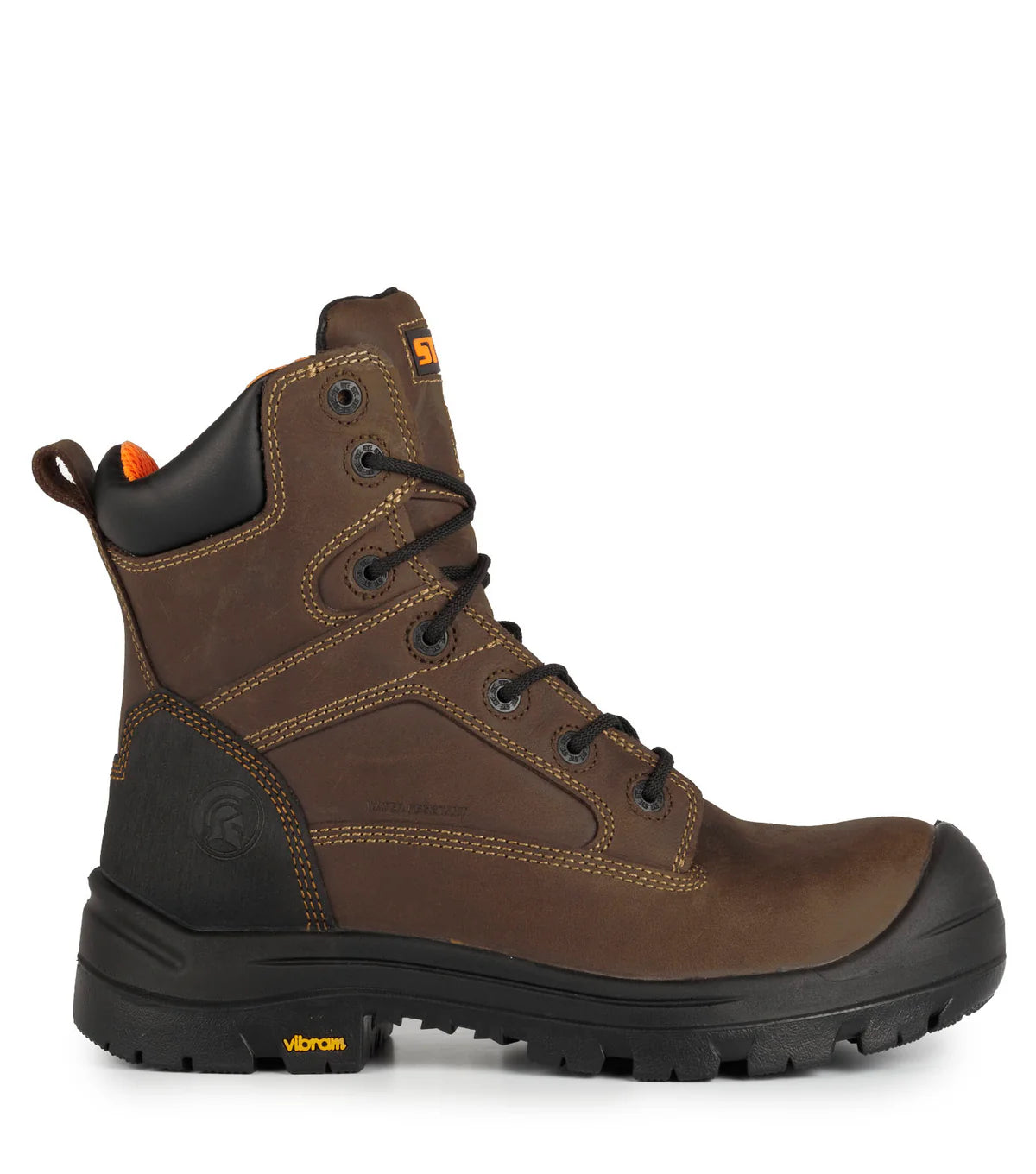STC Morgan, Brown | 8" Leather Work Boots | Vibram TC4+ Outsole