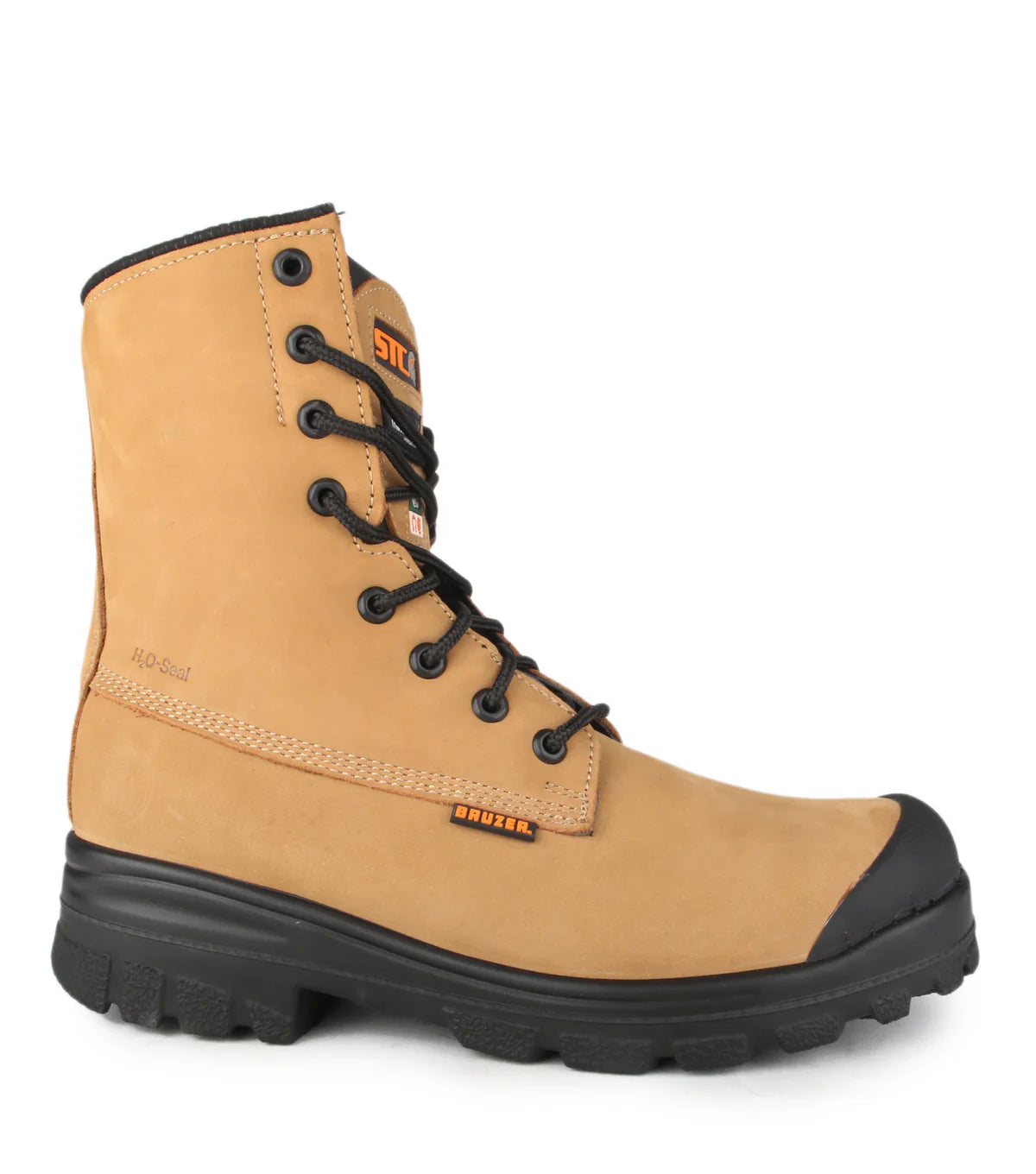 STC Acrobat, Tan | 8" Water-repellent Leather Work Boots | 200g Insulation