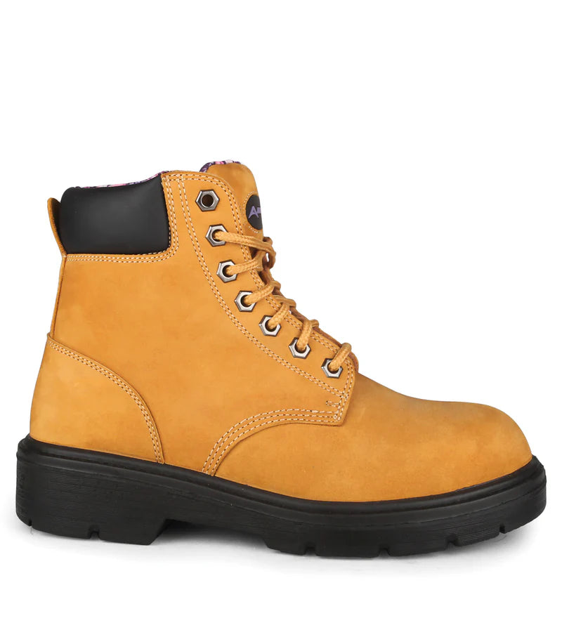 Acton Prolady 5'' CSA Women's Leather Work Boots (Tan/Black)