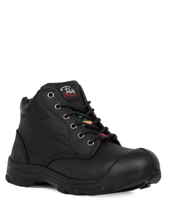P&F S559 Women's 6'' Leather Work Boots, CSA Steel toe cap