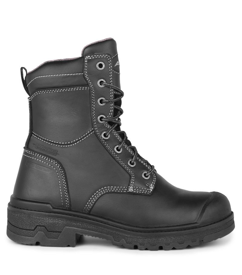 Acton Fierce-I-Black Women’s 8" CSA Work Boots with Metatarsal Protection