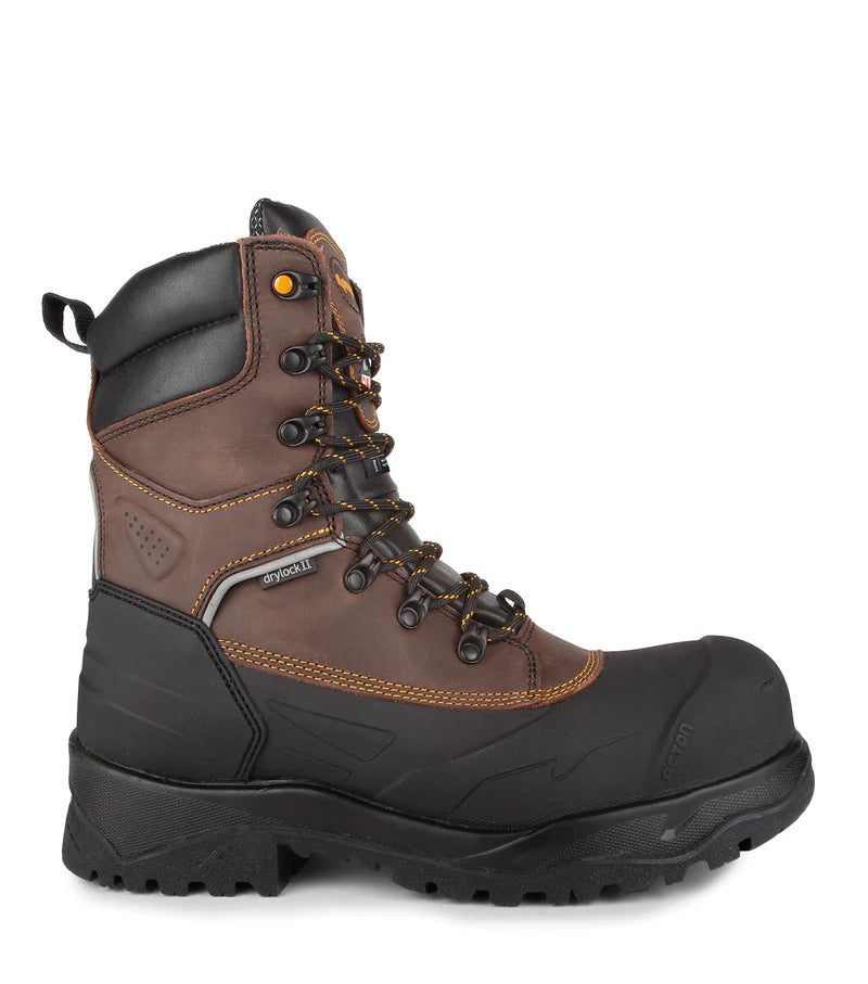 Acton Innova, Brown | 8'' insulated Work Boots | 600g Thinsulate