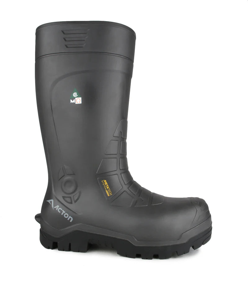 Acton All Weather Grey 15"  CSA Work Boots with Metatarsal Protection