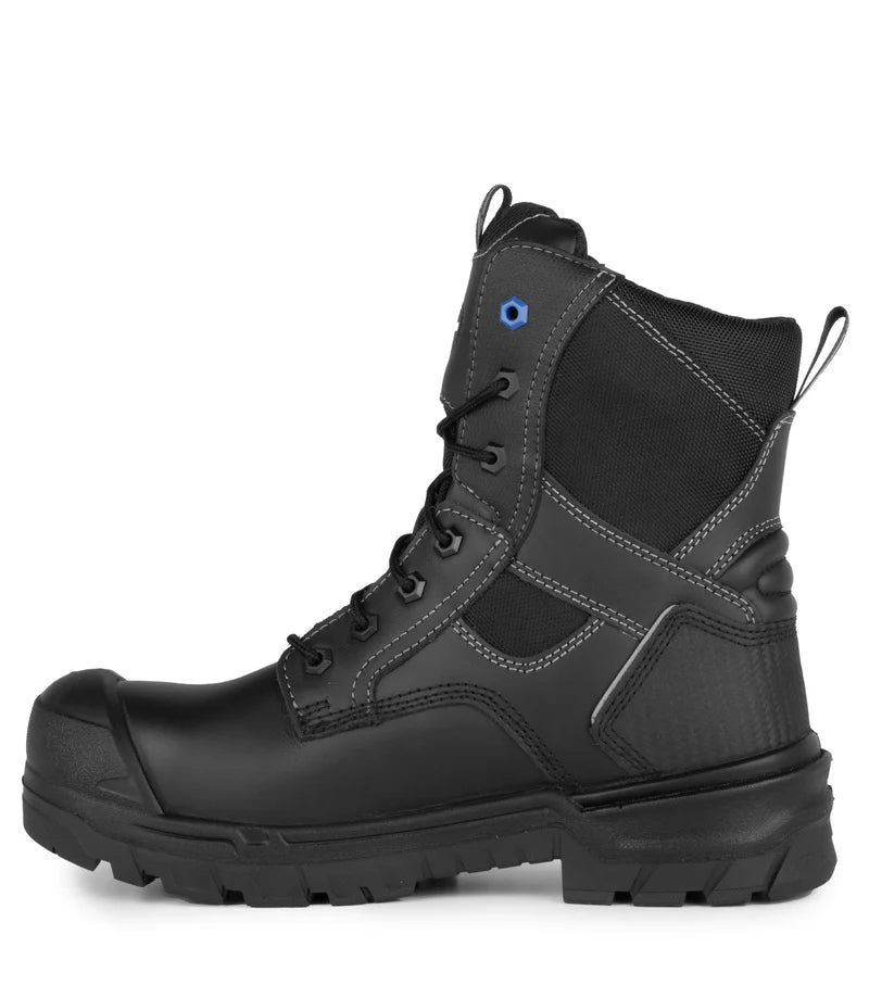 Acton G3O 8" CSA Leather Work Boots with Slip Resisting Outsole (Darch Brown/Black)