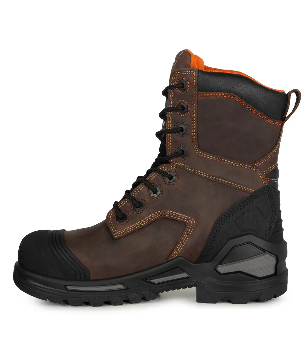 STC Blade8, Brown | 8” Waterproof Leather Work Boots | Vibram Megarip Pro