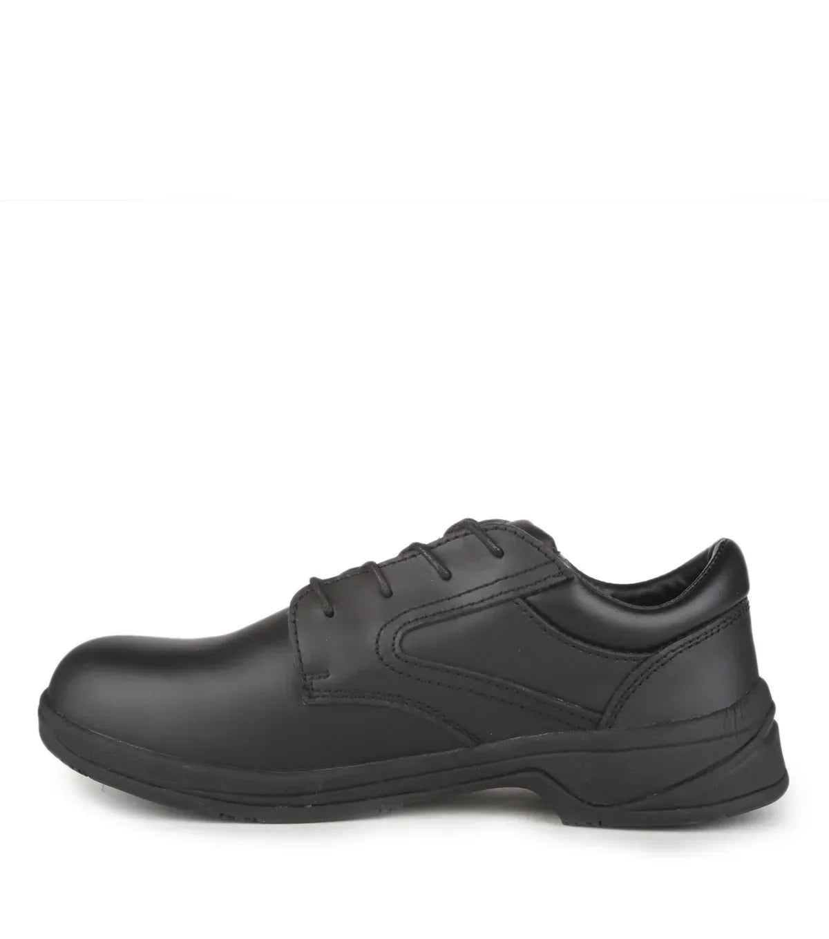 STC Brome II, Black | Leather Work Shoes | Soft Toe & No Plate