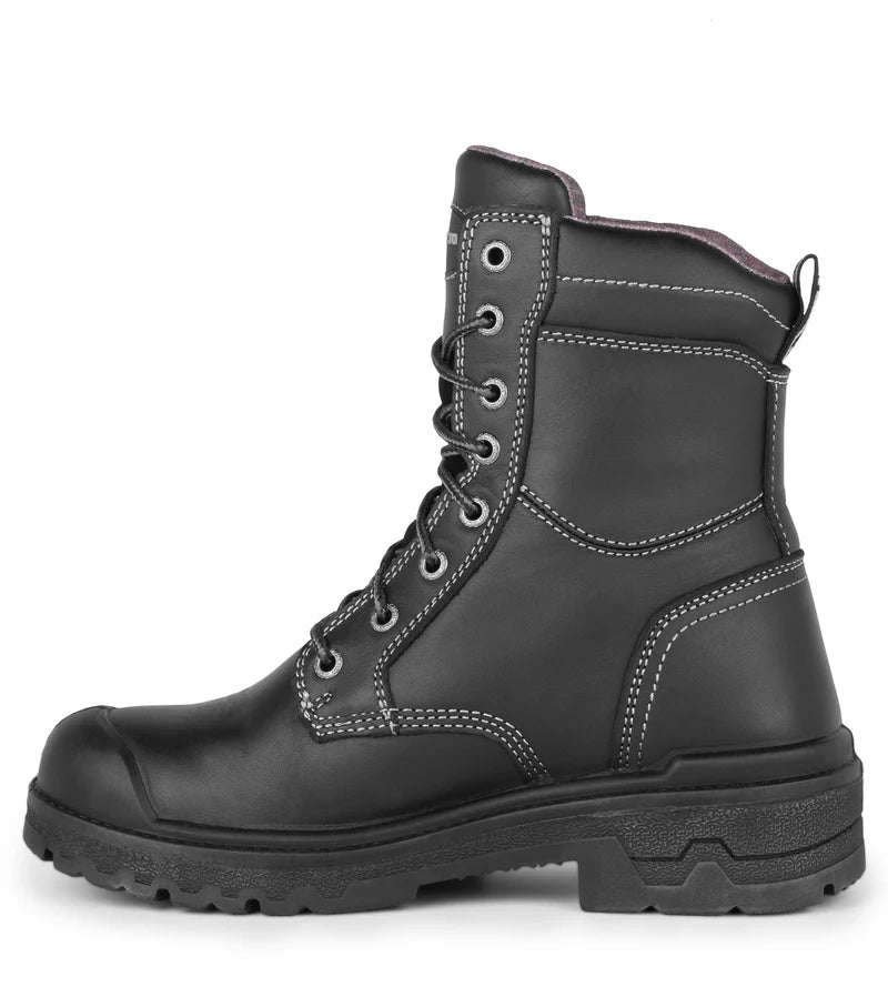 Acton Fierce-I-Black Women’s 8" CSA Work Boots with Metatarsal Protection