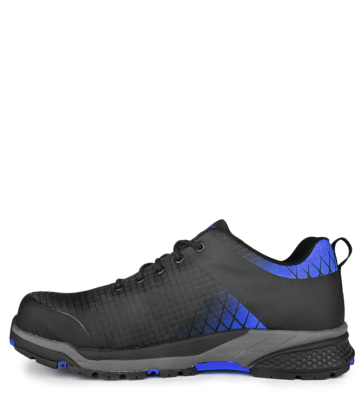 STC Trainer, Black & Blue | Athletic Metal Free Lightweight Work Shoes