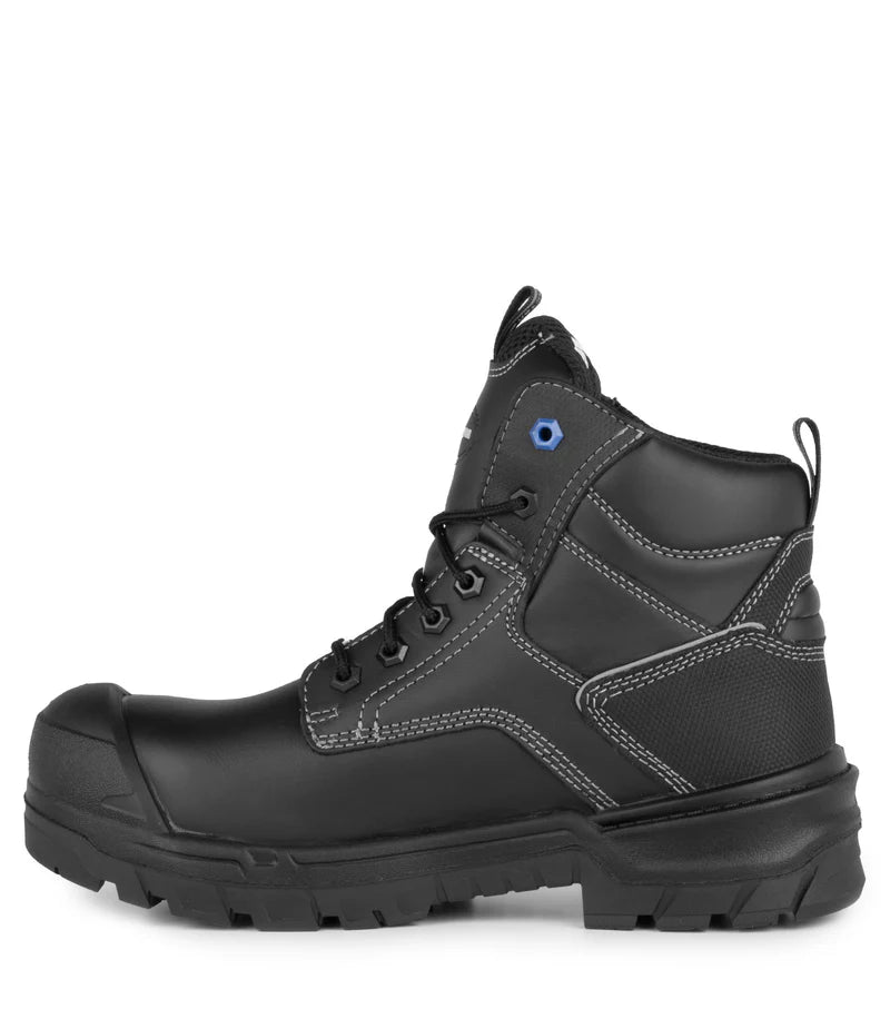 Acton G3S Black 6" CSA Leather Work Boots with 4grip Slip Resisting Outsole
