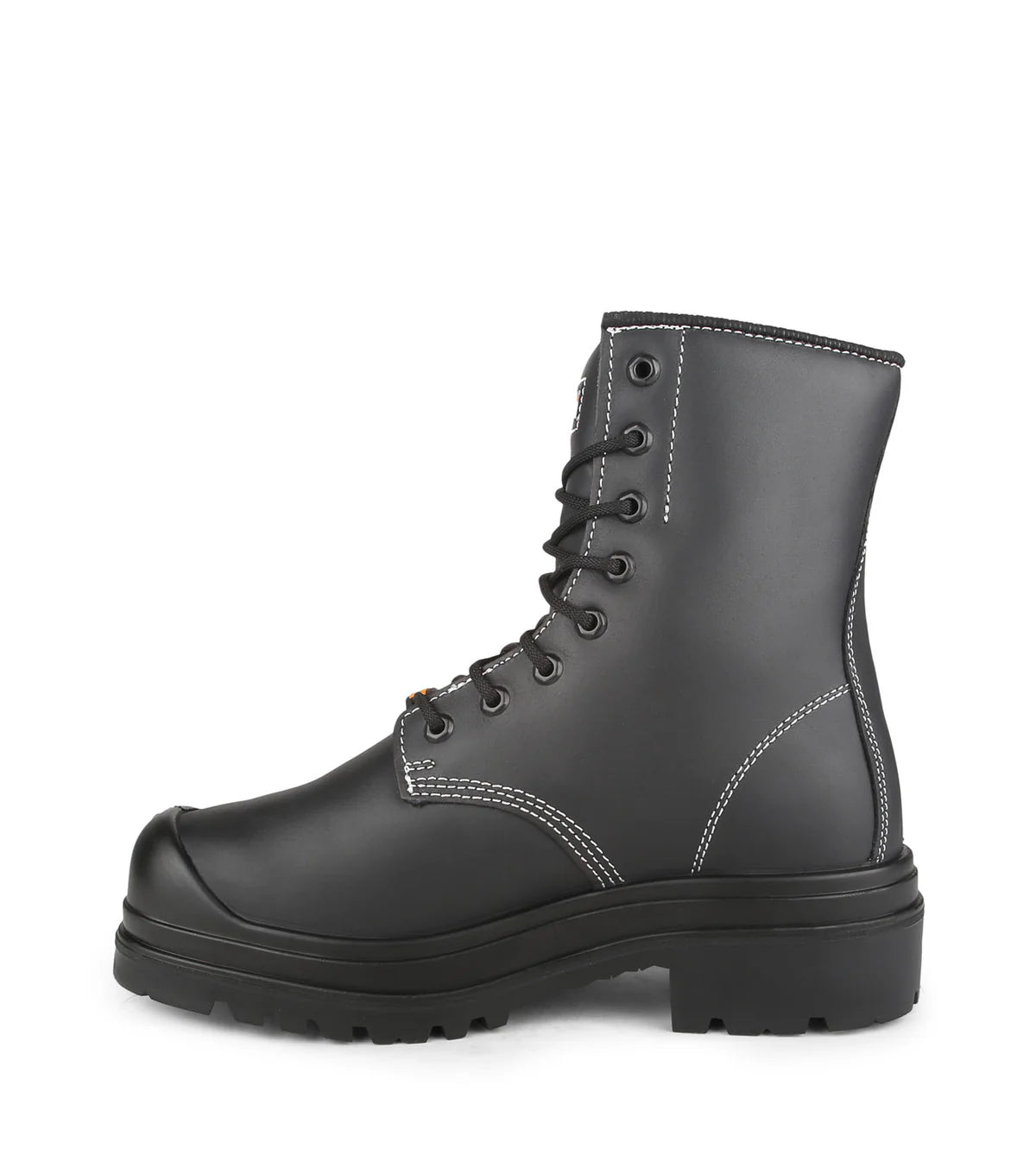 STC Metpro, Black | 8" Leather Work Boots | Metguard Protection