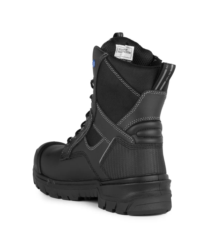 Acton G3O 8" CSA Leather Work Boots with Slip Resisting Outsole (Darch Brown/Black)
