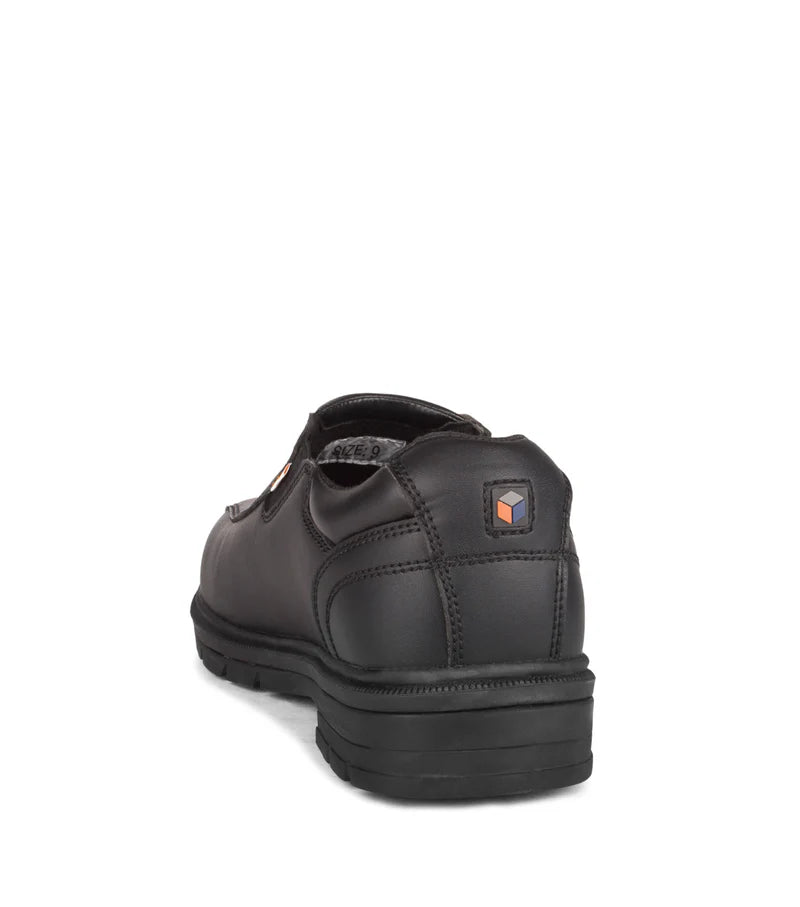 Acton Roosevelt Black CSA Vegan Microfiber Work Shoes
