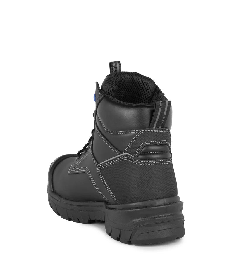 Acton Dozer Black 6'' CSA Leather Work Boots with Flexible Internal Metguard