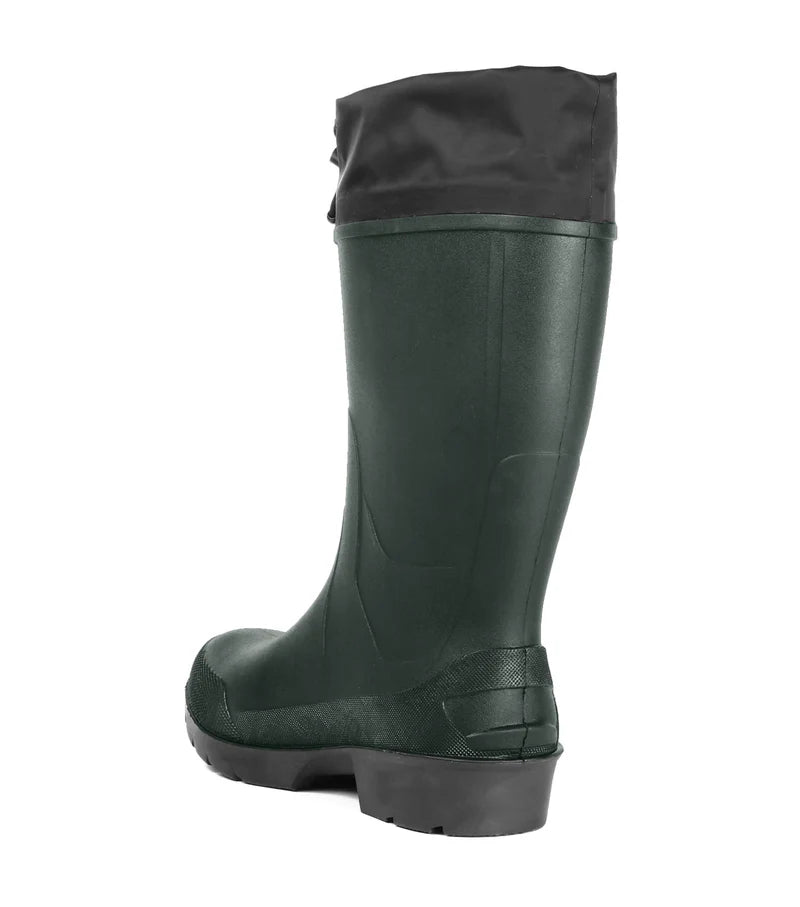 Acton Stormy Green 15" Insulated Rubber Boots