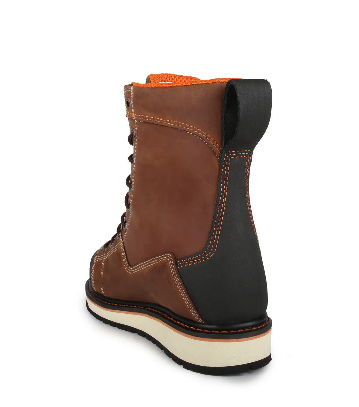 STC Blacksmith, Brown | 8” Leather Work Boots | Vibram Megagrip Pro