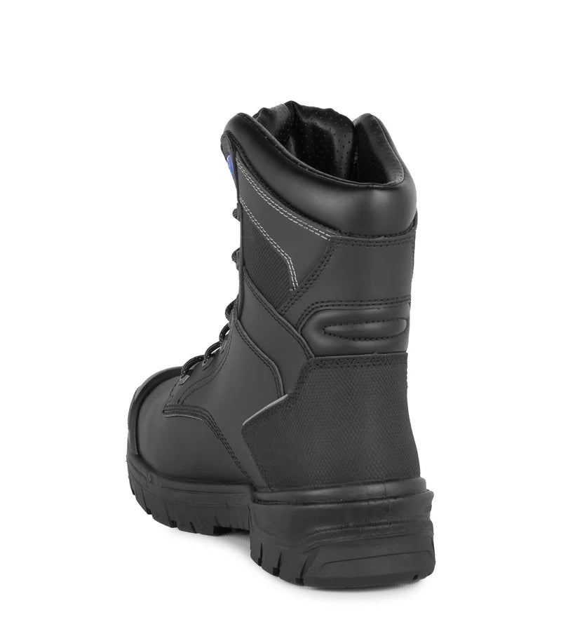 Acton Driller Driller Black 8'' Waterproof Work Boots, with Flexible Metguard
