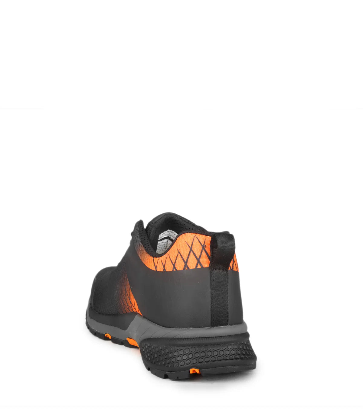 STC Trainer, Black & Orange | Athletic Metal Free Lightweight Work Shoes
