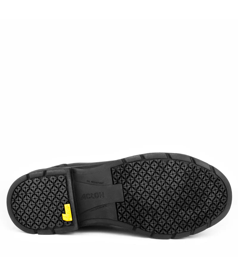Acton Roosevelt Black CSA Vegan Microfiber Work Shoes