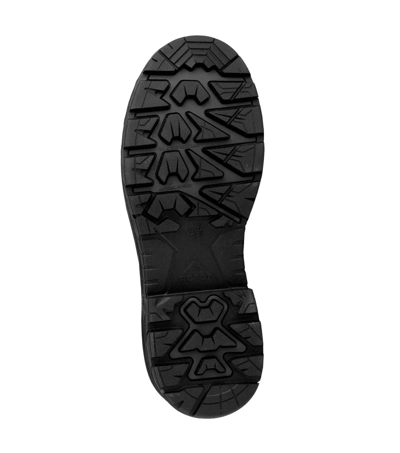 Acton G3G Black Leather 6" CSA Work Boots with External Metguard