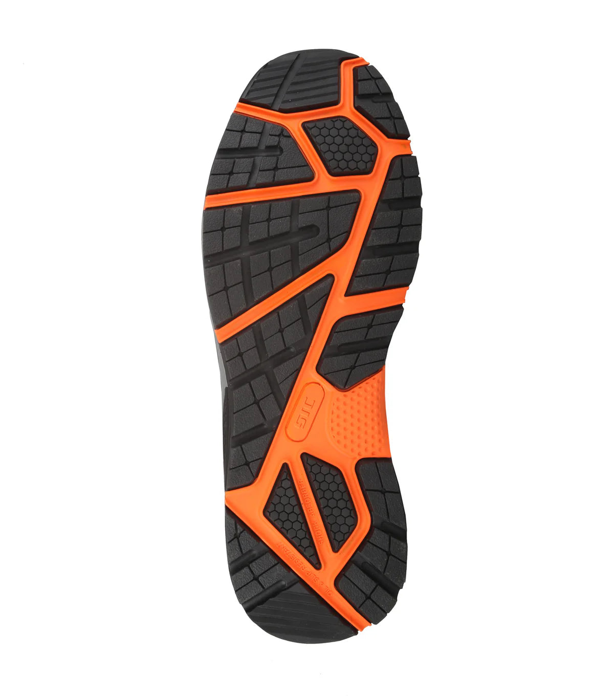 STC Trainer, Black & Orange | Athletic Metal Free Lightweight Work Shoes
