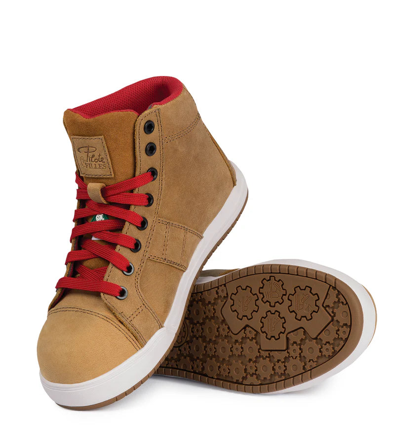 P&F PF690 Women's 6'' High-Top Leather Work Shoes, CSA Metal-Free