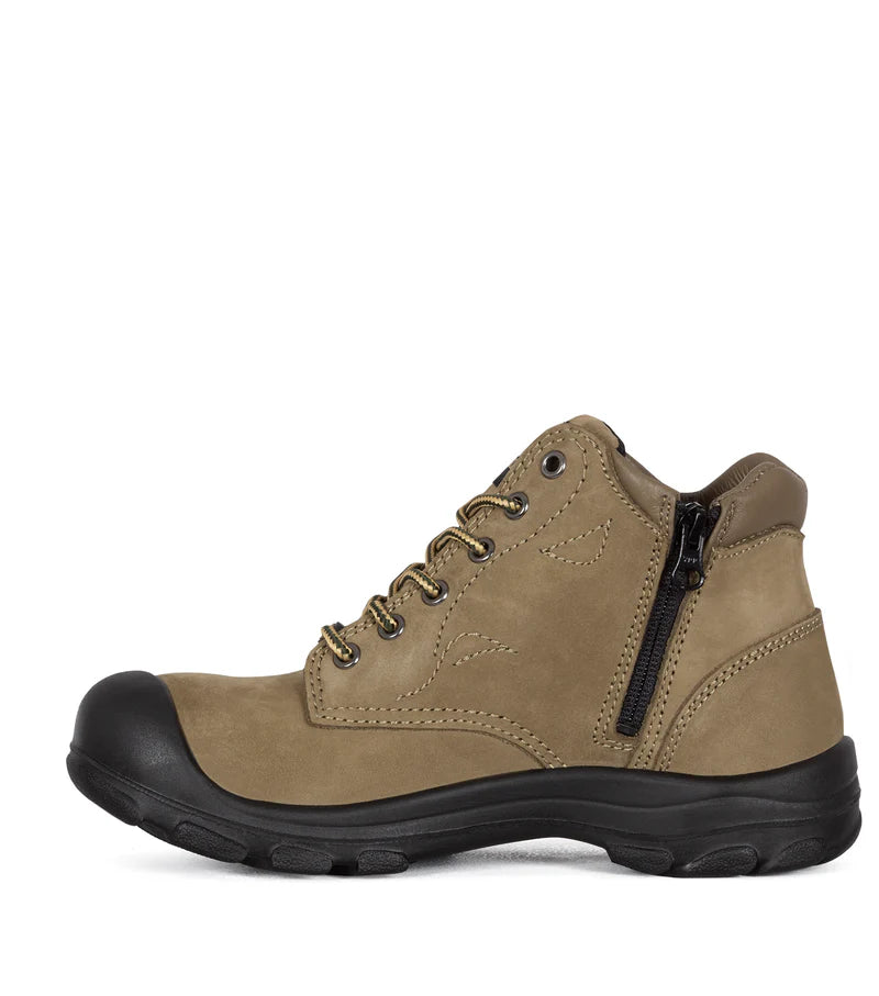 P&F S556 Women's 6" work boots in nubuck leather, CSA steel toecap (3 Colours)