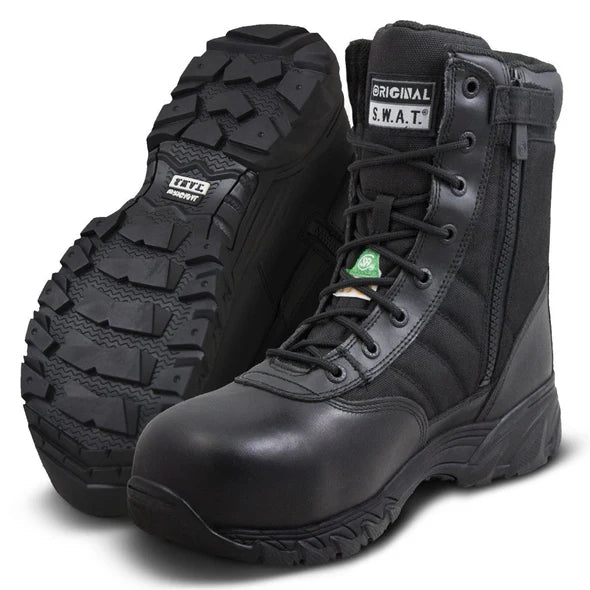 Original S.W.A.T. Classic 9" Waterproof Safety Side Zip Women's